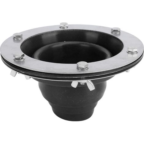Kit de Solin de Cheminée de Poêle de Tente, Kit de Cheminée de Toit de Coffre de Tuyau en Silicone Résistant à la Chaleur pour Péniches, Garages, Anneaux de Protection en Acier Inoxydable (1/5)
