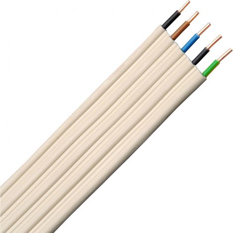 Kopp 157110043 Stegleitung NYIFY-J 5 x 1.50 mm² Grau 10 m