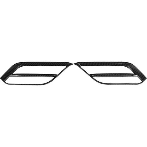 2 pièces Enjoliveurs de feux antibrouillard avant, style fibre de carbone, pour pare-chocs latéral, compatibles avec X1 2020 (1/4)