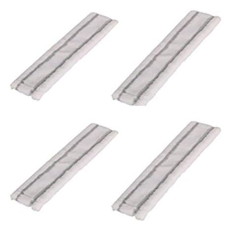 4 Pièces Chiffons de Vadrouille, Microfibre 7x27,5 Cm, Durable pour Karcher WV1 WV50, Nettoyage Vitres