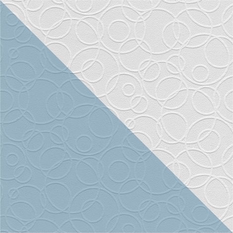 Retro wallpaper wall Profhome 104519 paintable non-woven wallpaper textured with tangible texture matt white 5.33 m2 (57 ft2) (1/5)