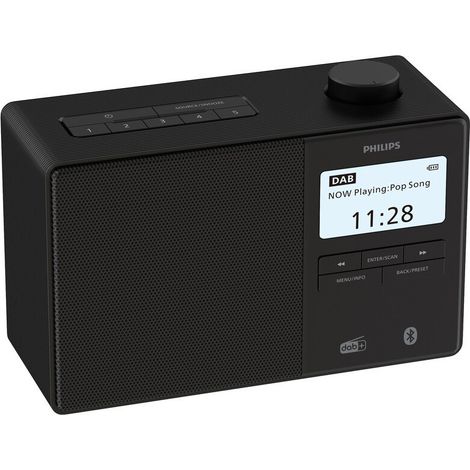 Philips TAR5600 DAB-/UKW-Radio mit Bluetooth & USB, IPX4