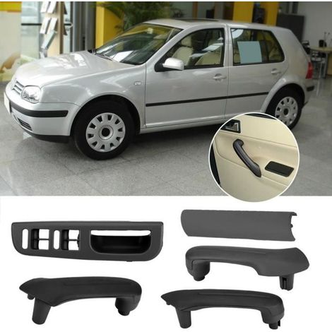 Fensterheberschalter-Panel + Türgriff innen für VW Jetta Golf MK4 1999-2004, Schwarz - TAM (1/4)