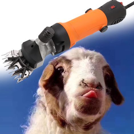 Electric Wool Shears, Pet Scissors Tools, Heavy Duty Professional Electric Shearing Machine with High Speed (1/5)