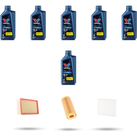 Kit tagliando 3 FILTRI e 6L OLIO compatibile con Vw Tiguan II (AD1) 2.0 TSI 162kw Dal 2016 (1/5)