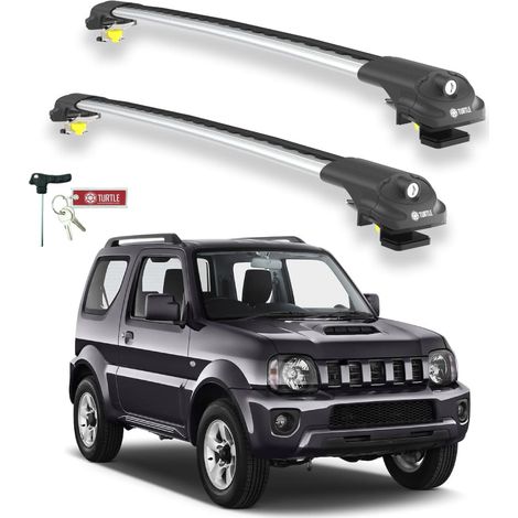 TURTLE kompatibel mit Suzuki Jimny (Mk3) 1998-2018 Dachträger Air1 Grau (1/5)