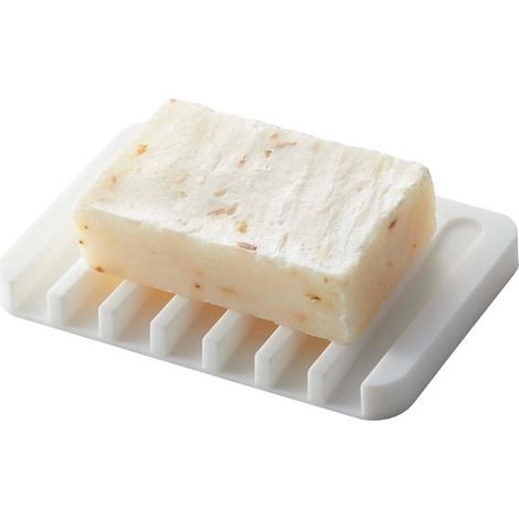 Jabonera práctica - plástico resistente - diseño elegante - 1 unidad (1/5)