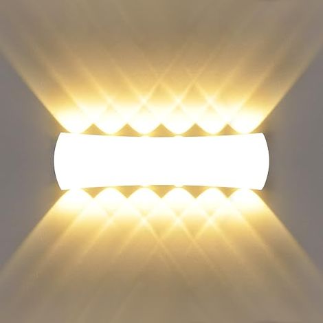 12W Modern LED Wall Light Indoor Outdoor Wall Lamp (1/5)