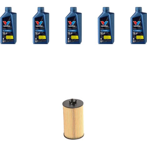 Kit filtro olio e 5L compatibile con Fiat Croma II 1.8 MPI 103kw dal 2005 (1/5)