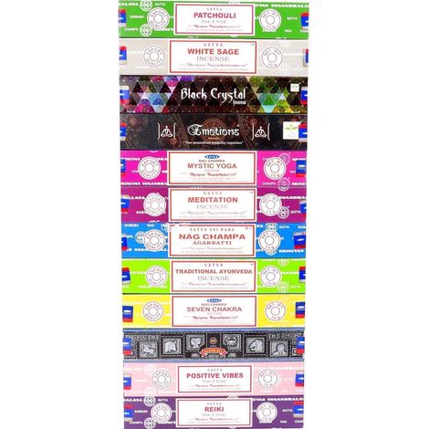 Satya Incense Sticks Assorted Scents 180g Box - Series 2 (1/3)