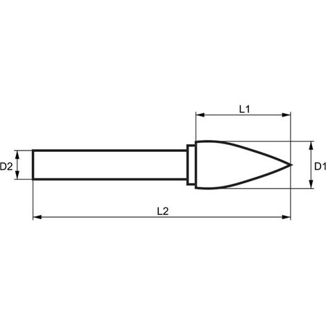 Lime rotative hm ogive croisee 6x18 mm queue 6 (1/2)