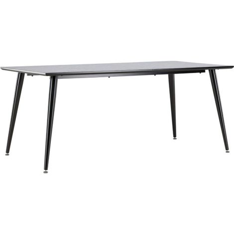 Table à Manger Design "Dipp" 180cm Noir (1/5)