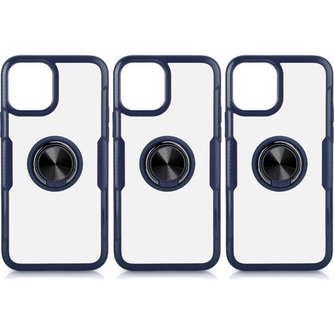 Una custodia protettiva trasparente che non ingiallisce per iPhone 16 Pro Max con anello di supporto magnetico. Resistente ai graffi, agli urti e dal design ultrasottile per una comoda visualizzazione (1/2)