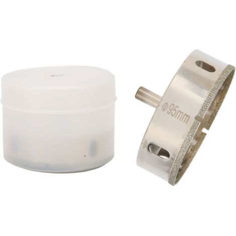 Broca de diamante de 95 mm para baldosas de cerámica, porcelana, vidrio, mármol, granito y cuarzo. (1/5)