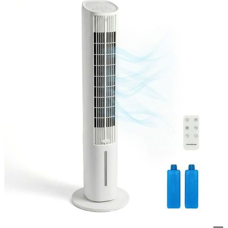 Condizionatore evaporativo portatile - INNOVAGOODS - Hushly - 4 in 1 - Serbatoio 3,5 L - Silenzioso 46 dB