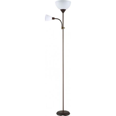 Rigel 1xe27+1xe14 mit Lesegerät braun 180x34x25,5 cm (1/2)