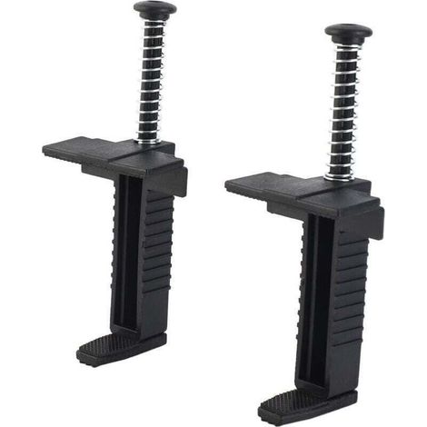 Pack de de 2 Noir serre-joints pour revêtement de briques, XU, Outil de maçonnerie, Outil de mesure de nivellement, Accessoire d'ingénierie pour constructeurs et maçons - (1/4)