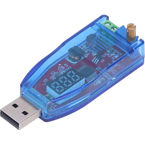 Convertisseur Buck-Boost réglable USB 5V vers 3.3V/9V/12V/24V pour Arduino et projets DIY (1/5)