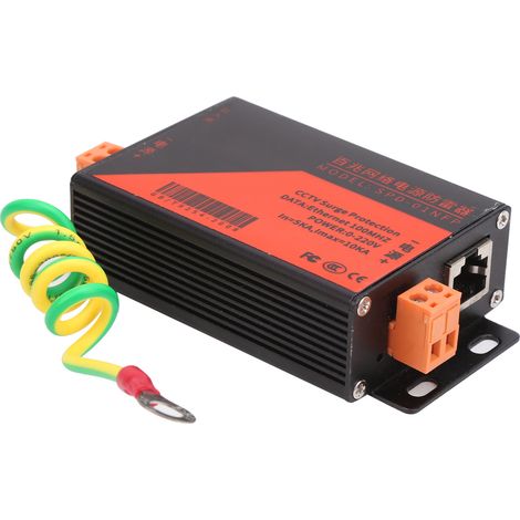 Parafoudre RJ45 pour système de surveillance Ethernet, protecteur de surtension pour sécurité (1/5)
