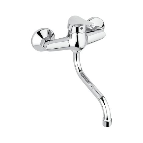 Miscelatore monocomando lavello a muro linea m2 CromoMAMOL