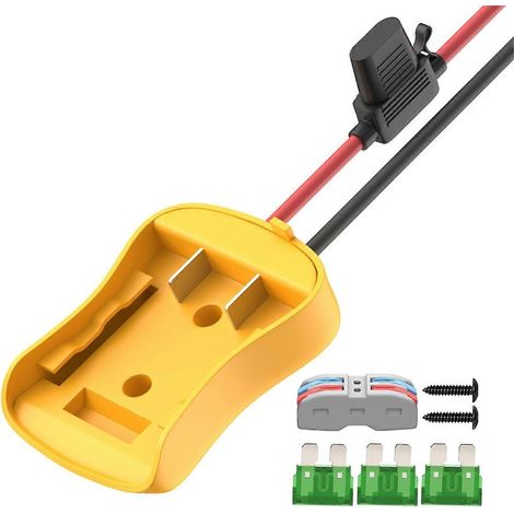 Adaptateur de sortie pour batterie lithium 18 V pour outils électriques et outils de bricolage avec convertisseur de ligne (1/5)