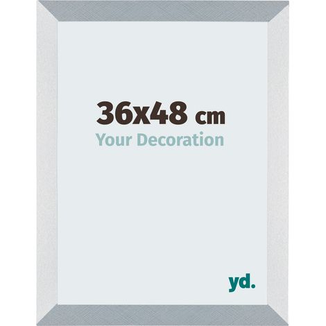 yd. - Cadre photo 36x48 - Aluminium Brosse - MDF - Mura