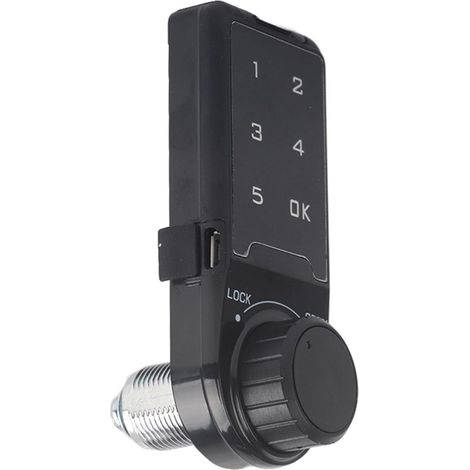 Serrure de Porte numérique, Convient aux écoles, Spa/Saunas, Piscines, Gymnases, Supermarchés, Casier, Systèmes de Contrôle d'accès de Sécurité, Serrures de Contrôle d'accès à Clavier Tactile (1/5)