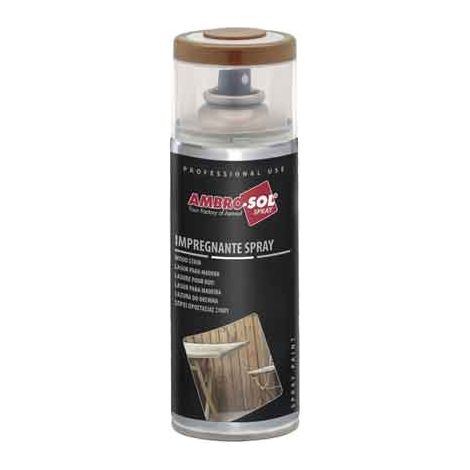 IMPREGNANTE PER LEGNO SPRAY AMBROSOL 400 ml - Rovere - 6 pezzi- AMBROSOL