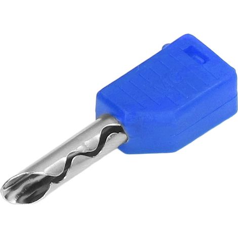 100 jeux de fiches bananes, transmission stable, résistantes à la corrosion, 4 mm, fiches bananes en cuivre pur nickelé 5 couleurs, adaptées aux navires (bleu). (1/5)