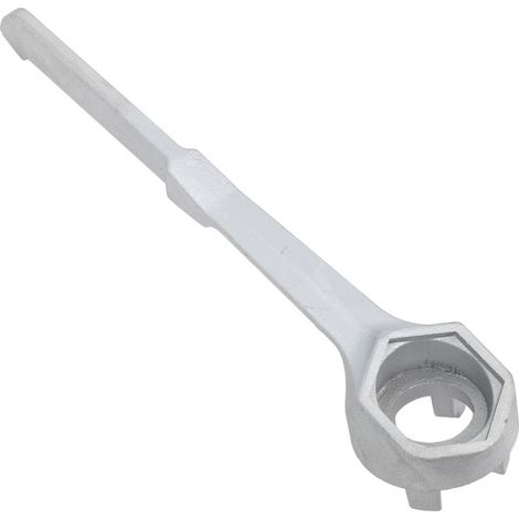Clé à bouchon en aluminium 25 cm (10 pouces) pour fûts 10–55 gallons