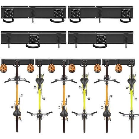Support mural vertical réglable pour vélos, rangement multiple, VTT, vélo électrique (1/5)