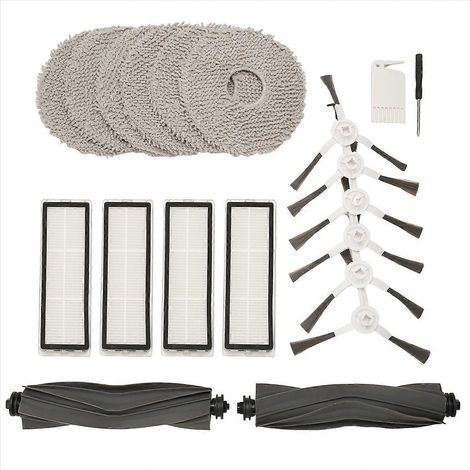 Brosses latérales principales HEPA F pour aspirateur Dreame L10s Ultra / L10s Pro / L10 Ultra pour Xiaomi X10+ (1/5)