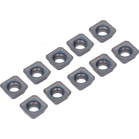 Plaquettes de tournage carbure revêtues lot de 10 pour fraiseuse CNC (1/5)
