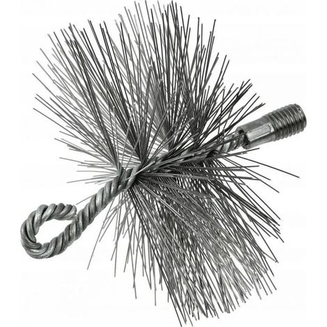 Spazzola per camino geko chimney cleaning brush acciaio M12 120 mm