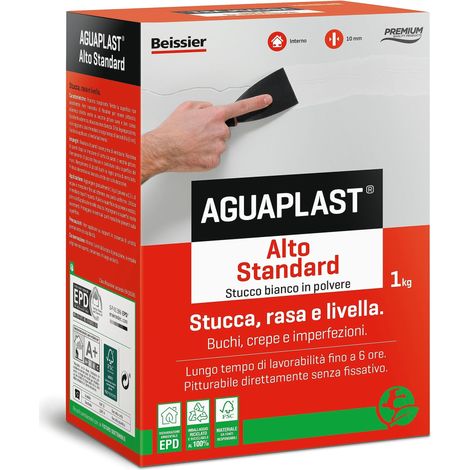 Alto Standard stucco in polvere liscio per interni, pareti, soffitti e cartongesso. Qualità premium, profumato alla lavanda