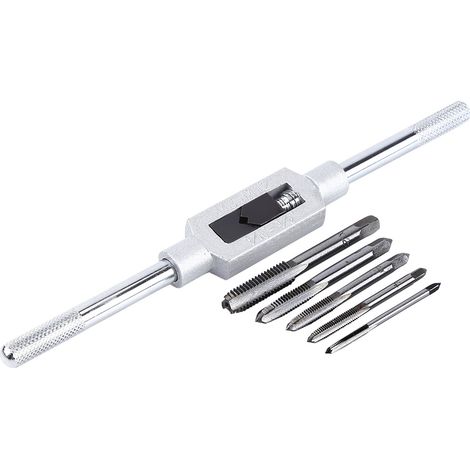 Adjustable Reamer Tap Wrench Set with Metric Thread M3/4/5/6/8 Insert Screw Taps