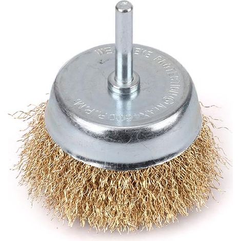 Topfbürste mit Teger-Schaft, Wellendraht, FI 6/80 mm (1/3)