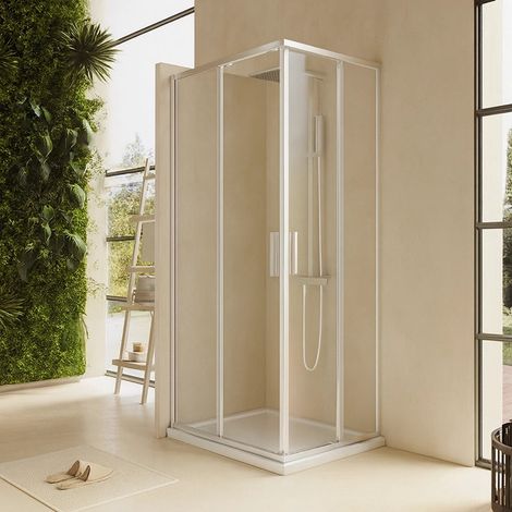 Exagonshop Box doccia 70x80 Rio doppio scorrevole vetro 6 mm