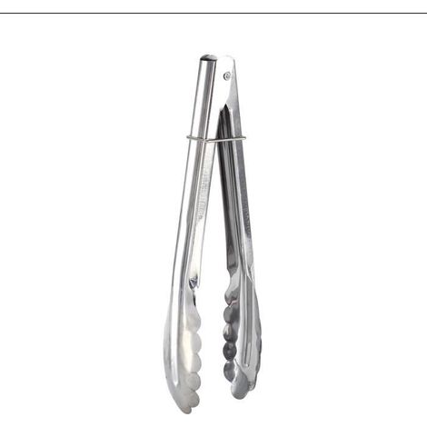 Pince à toasts - ESTINK - Modèle 12258 - Acier inoxydable - 22 cm - Résistante à la chaleur (1/4)