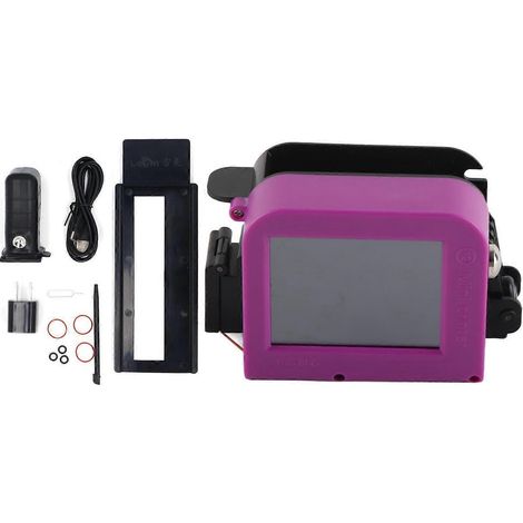 Imprimante jet d'encre pratique, mini-codeur jet d'encre intelligent portable et détachable pour date de production et code QR (1/4)