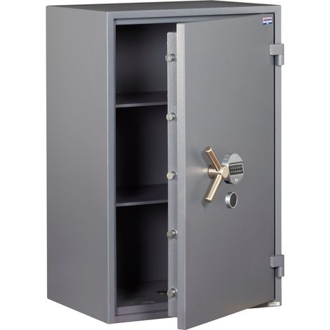 Cassaforte Professionale Bank Pro 1 Technomax - Chiave A Doppia Mappa + Combinazione Elettronica Digitale 650x1041x554 (1/3)