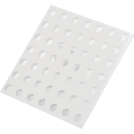 Grille en aluminium robuste 7x7 trous, plaque légère 3116‑0056‑0056, parfaite pour une résistance maximale et un poids minimal.