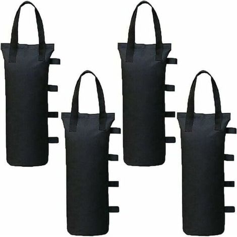 Lot de 4 Poids de Gazebo pour Tonnelle et Pavillon, Sac de Lestage Sable pour Jambes, Tentes Pare-Soleil, Parasol (1/4)