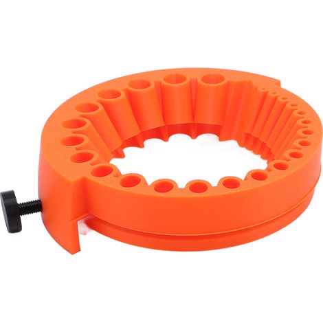Outil d'affûtage de forets multi-caractéristiques, accessoire d'affûtage pour meuleuse d'angle de 125 mm (1/5)