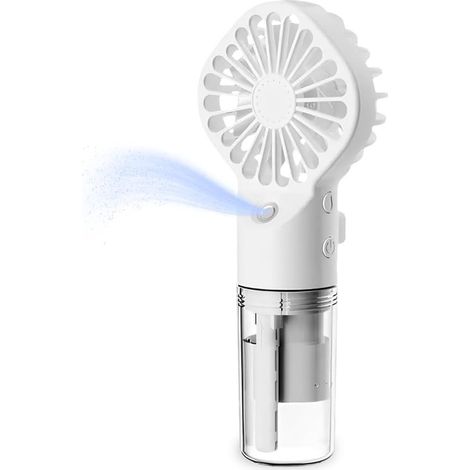 Ventilatore portatile con funzione nebulizzante，bianco (1/5)