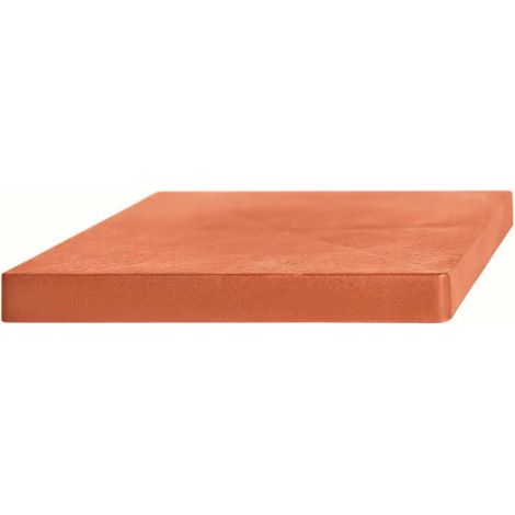 Plataforma movil para macetas Prosperplast de plastico cuadrada con 4 ruedas 39 x 39 x 4,5 cm en color terracota (1/4)