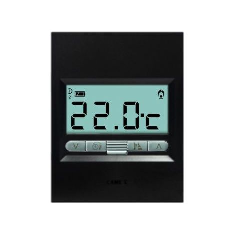 BPT Came termostato digitale incasso compatibile Bticino Living NOW Sabbia Bianco Nero  - TA350 TA/350 Nero