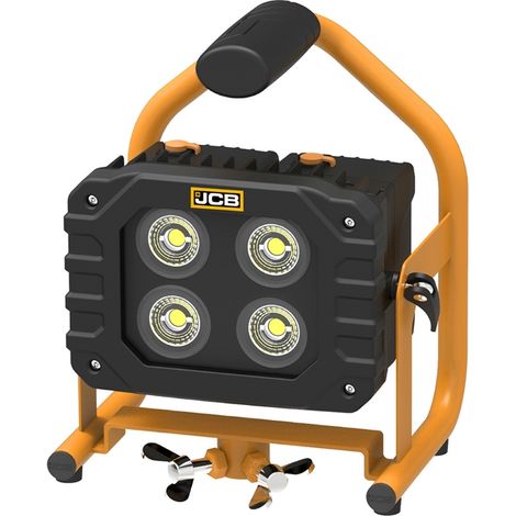 JCB LED Akku Arbeitsleuchte / Baustrahler 40W, 4000 lm inklusive Akku und Ladegerät (1/5)