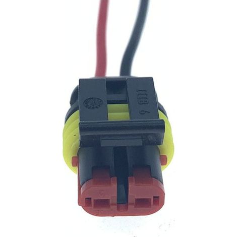 Wasserdichter 2-poliger Stecker 282104-1/DJ7021-1.5-11-21 für den Einsatz im Automobilbereich - HID-Stecker (2-polig - Einzelstecker)