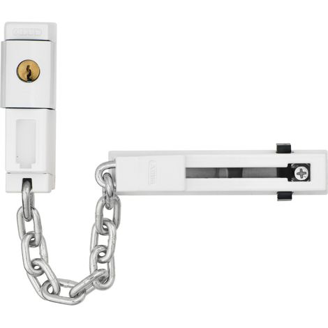 ABUS abschließbare Türkette SK78W SB weiß (1/6)